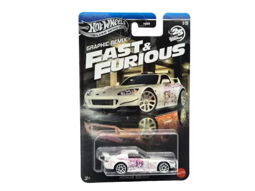 Hot Wheels Graphic Remix - Fast and Furious - Смъртоносно бързи 1/5 - Honda S2000 - Hot Wheels - 1:64