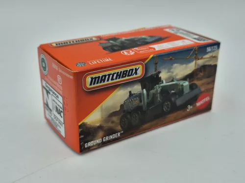 Ground Grinder - грейдер - 56/125 - Matchbox - 1:64