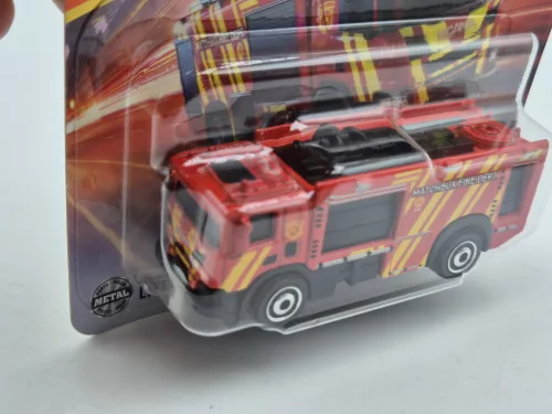 Scania XT Fire Truck - пожарна кола - пожарна - 58/125 - блистер - Matchbox - 1:64