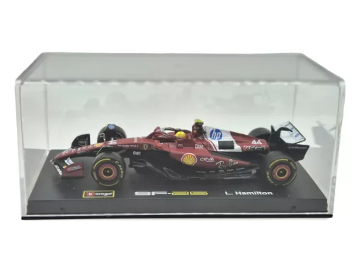 Ferrari SF-25 Team Scuderia F1 #44 (2025) - Lewis Hamilton - С ПИЛОТ - Bburago - 1:43