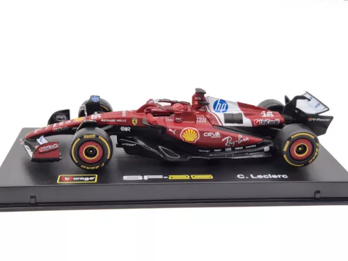 Ferrari SF-25 Team Scuderia F1 #16 (2025) - Charles Leclerc - С ПИЛОТ - Bburago - 1:43