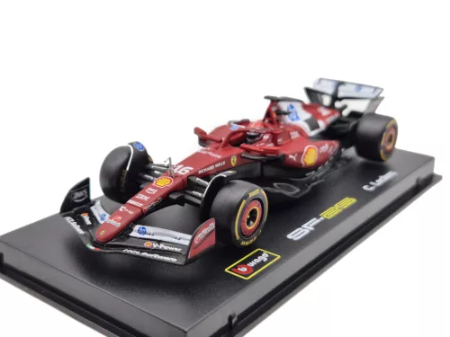 Ferrari SF-25 Team Scuderia F1 #16 (2025) - Charles Leclerc - С ПИЛОТ - Bburago - 1:43