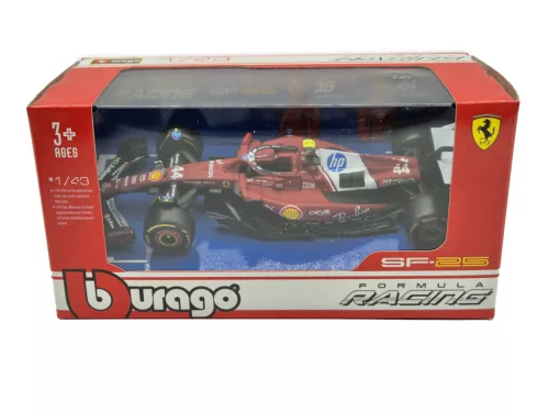 Ferrari SF-25 Team Scuderia F1 #44 (2025) - Lewis Hamilton - Bburago - 1:43