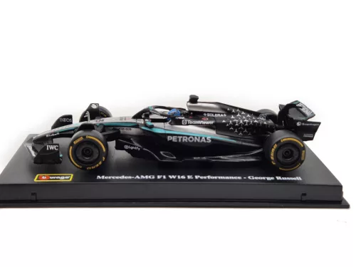 Mercedes GP W16 F1 #63 (2025) - George Russel - С ПИЛОТ - Bburago - 1:43