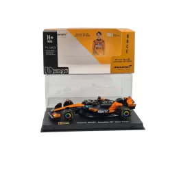   McLaren MCL39 F1 #81 (2025) - Oscar Piastri - С ПИЛОТ - Bburago - 1:43