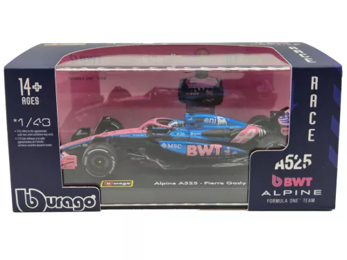 Alpine A525 F1 #10 (2025) - Pierre Gasly - С ПИЛОТ - Bburago - 1:43