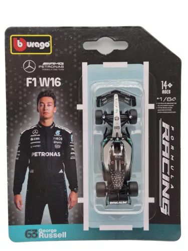 Mercedes GP W16 F1 #63 (2025) - George Russel - Bburago - 1:64