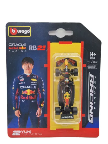 Red Bull RB21 F1 #22 (2025) - Yuki Tsunoda - Bburago - 1:64