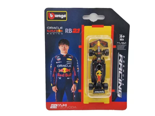 Red Bull RB21 F1 #22 (2025) - Yuki Tsunoda - Bburago - 1:64