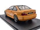 BMW E46 M3 coupe (2000) - оранжев / черен - Solido - 1:18