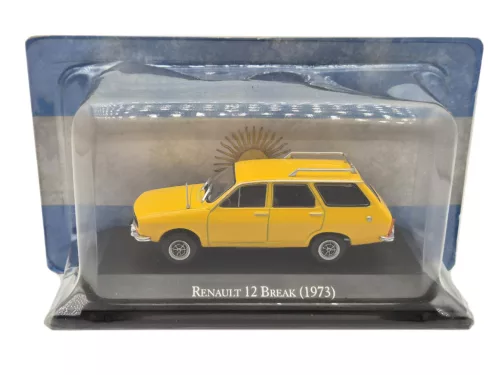 Renault R12 Break SW / Dacia (1973) - жълт - Edicola - 1:43