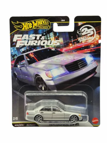 Hot Wheels Premium Fast and Furious - Fast & Furious 2/5 - Mercedes - Benz 500 SEL (W140) - Hot Wheels - 1:64