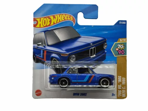 Hot Wheels BMW 2002 - '70s vs. '90s 5/10 - 77/250 - синьо - Hot Wheels - 1:64
