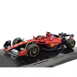   Ferrari SF-23 Team Scuderia F1 #44 (2023) - Fiorano - the first lap - Lewis Hamilton - Bburago - 1:43