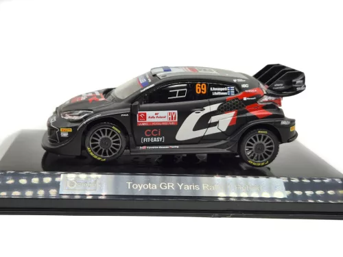 Toyota Yaris GR Rally1 - Gazoo Racing WRT (2024) - #69 - Kalle Rovanpera - Jonne Halttunen - Bburago - 1:43