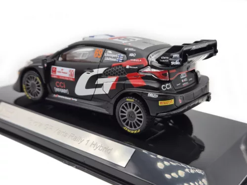 Toyota Yaris GR Rally1 - Gazoo Racing WRT (2024) - #69 - Kalle Rovanpera - Jonne Halttunen - Bburago - 1:43