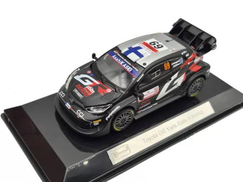 Toyota Yaris GR Rally1 - Gazoo Racing WRT (2024) - #69 - Kalle Rovanpera - Jonne Halttunen - Bburago - 1:43