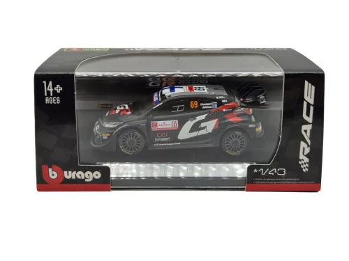 Toyota Yaris GR Rally1 - Gazoo Racing WRT (2024) - #69 - Kalle Rovanpera - Jonne Halttunen - Bburago - 1:43