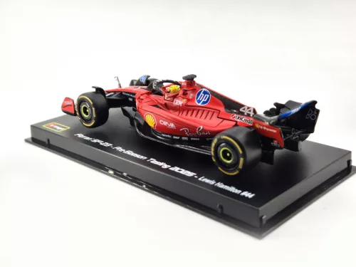 Ferrari SF-23 Team Scuderia F1 #44 (2023) - Fiorano - the first lap - Lewis Hamilton - С ПИЛОТ - Bburago - 1:43
