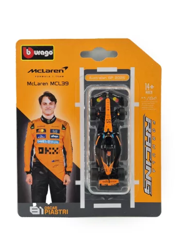 McLaren MCL39 F1 #81 (2025) - Oscar Piastri - Bburago - 1:64