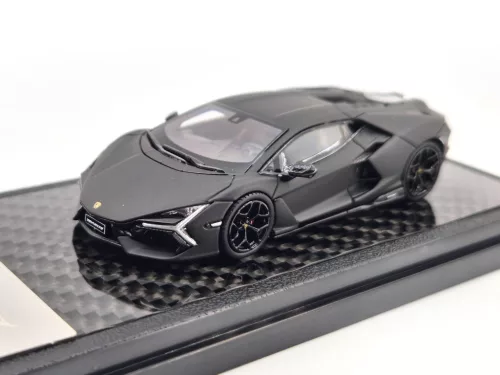 Lamborghini Revuelto Hybrid (2023) - матово черен - LCD Model - 1:64