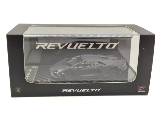 Lamborghini Revuelto Hybrid (2023) - матово черен - LCD Model - 1:64