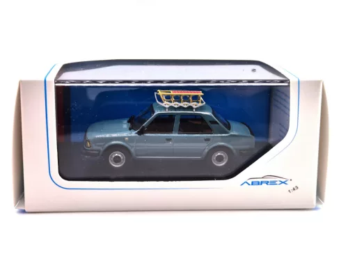 Skoda 120L (1984) - с багажник на покрива и шейна - тюркоазен - Abrex - 1:43
