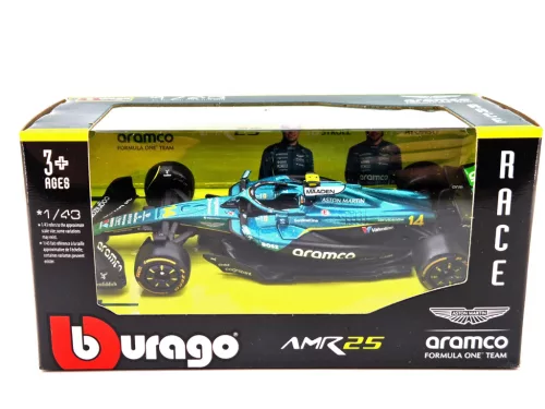 Aston Martin AMR25 F1 #14 (2025) - Fernando Alonso - Bburago - 1:43