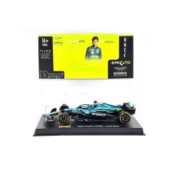   Aston Martin AMR25 F1 #18 (2025) - Lance Stroll - С ПИЛОТ - Bburago - 1:43