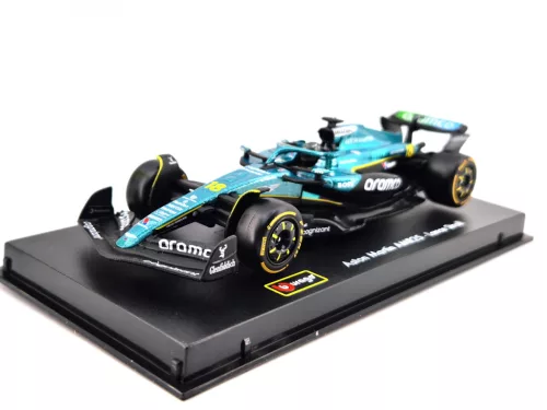 Aston Martin AMR25 F1 #18 (2025) - Lance Stroll - С ПИЛОТ - Bburago - 1:43
