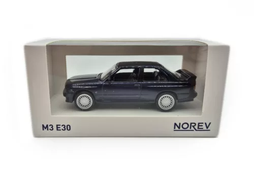 BMW E30 M3 (1986) - синьо - Norev - 1:43