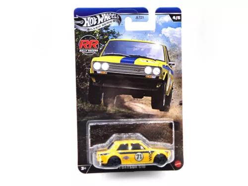Hot Wheels Silver Series Rally Racers - Datsun 510 (1971) - Hot Wheels - 1:64