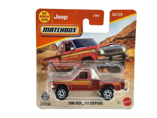 Jeep J10 Stepside (1980) - 34/125 - блистер - Matchbox - 1:64
