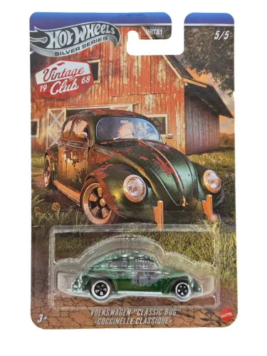 Hot Wheels Silver Series Vintage Club - Volkswagen VW "Classic Bug" - Бръмбар - Hot Wheels - 1:64