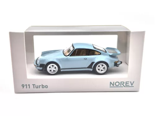 Porsche 911 930 3.0 Turbo Coupe - светлосин - Norev - 1:43