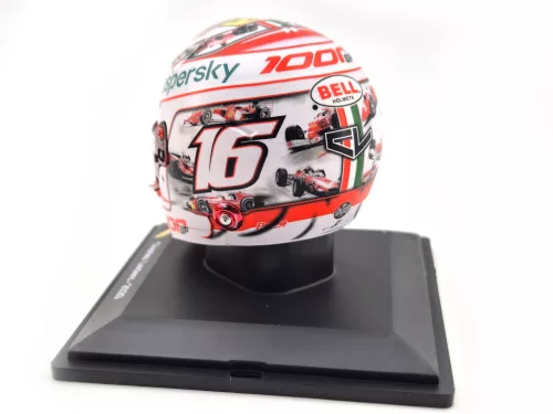 Каска - Charles Leclerc (2020) - Ferrari 1000th GP - Toscana GP - Edicola - 1:5
