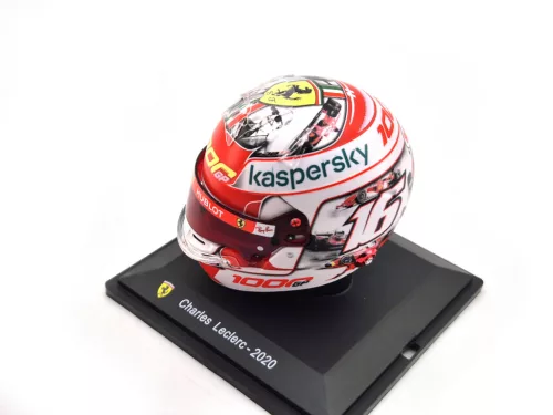 Каска - Charles Leclerc (2020) - Ferrari 1000th GP - Toscana GP - Edicola - 1:5