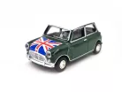 Mini Cooper S (1964) - бадемовозелен, декор със знаме 1:54