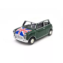   Mini Cooper S (1964) - бадемовозелен, декор със знаме 1:54