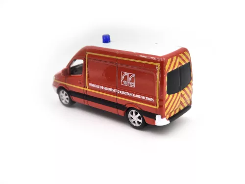 Mercedes Benz Sprinter - Pompiers - пожарна кола - Norev - 1:64