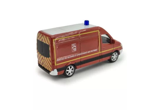 Mercedes Benz Sprinter - Pompiers - пожарна кола - Norev - 1:64