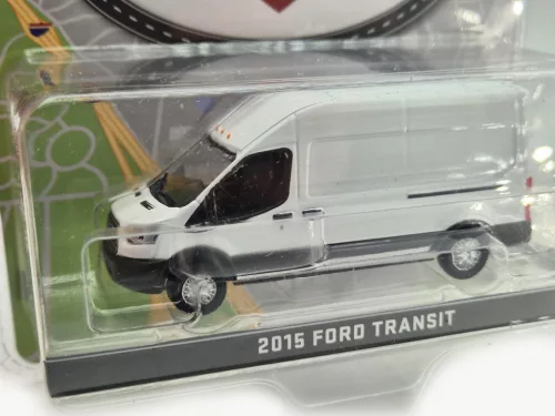 Ford Transit (2015) - повдигнат - бял - Greenlight - 1:64