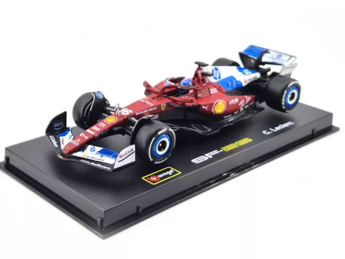 Ferrari SF-25 Team Scuderia F1 #16 (2025) - Miami GP - Charles Leclerc - С ПИЛОТ - Bburago - 1:43