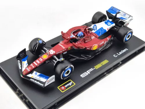 Ferrari SF-25 Team Scuderia F1 #16 (2025) - Miami GP - Charles Leclerc - С ПИЛОТ - Bburago - 1:43