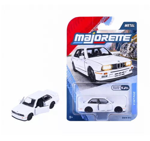 BMW E30 M3 - бял - Vintage Premium - Majorette - 1:64