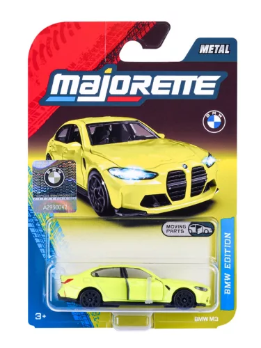 BMW G80 M3 - жълт - BMW edition Premium - Majorette - 1:64