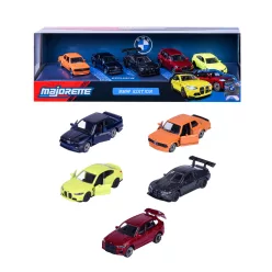   BMW комплект от 5 броя / сет - BMW G80 M3 - BMW X5M Competition - BMW E30 M3 - BMW G80 M3 - BMW G82 M4 GT3 Evo - Majorette - 1:64