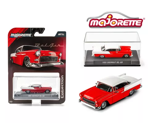 Chevrolet Bel Air (1955) - червен - Majorette collection series 3 - Majorette - 1:64