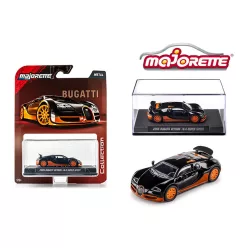   Bugatti Veyron 16.4 (2005) - черен/оранжев - Majorette collection series 3 - Majorette - 1:64