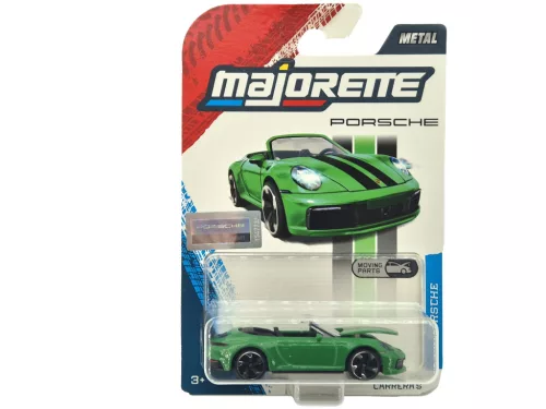 Porsche 911 Carrera S - зелен - Porsche Premium - Majorette - 1:64